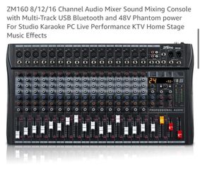 Zramo ZM160 16-Channel Audio Mixing Console