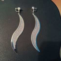 Clip On New Mentalic Earrings 