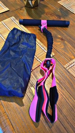 Resistance Band with Handle and Ankle Straps