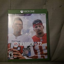 Xbox Madden 22 Disc