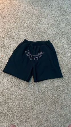 Spider black OG embroidered shorts