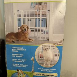 New Extra Wide Gate With Small Pet Door