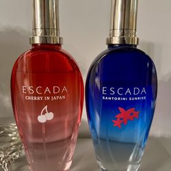 Escada Cherry in Japan & Santorini Sunrise Perfume Set
