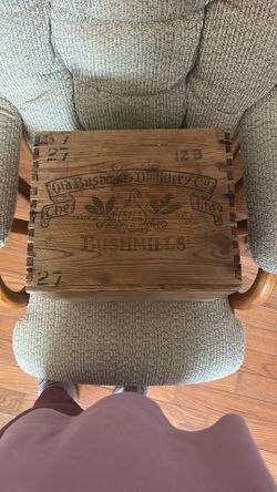 Old Bushmill’s Distillery Co. Antique Wooden Crate