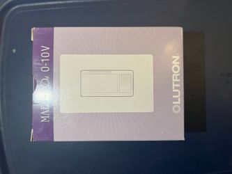 Lutron Maestro 0-10 Volt Dimmer Sensor Switch MS-Z101-WH