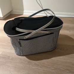 Collapsible Cooler Insulated Bag/ Picnic Basket With Handles 