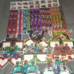 Minecraft Party Favors 