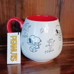 Peanuts Snoopy Love Letters Mug.