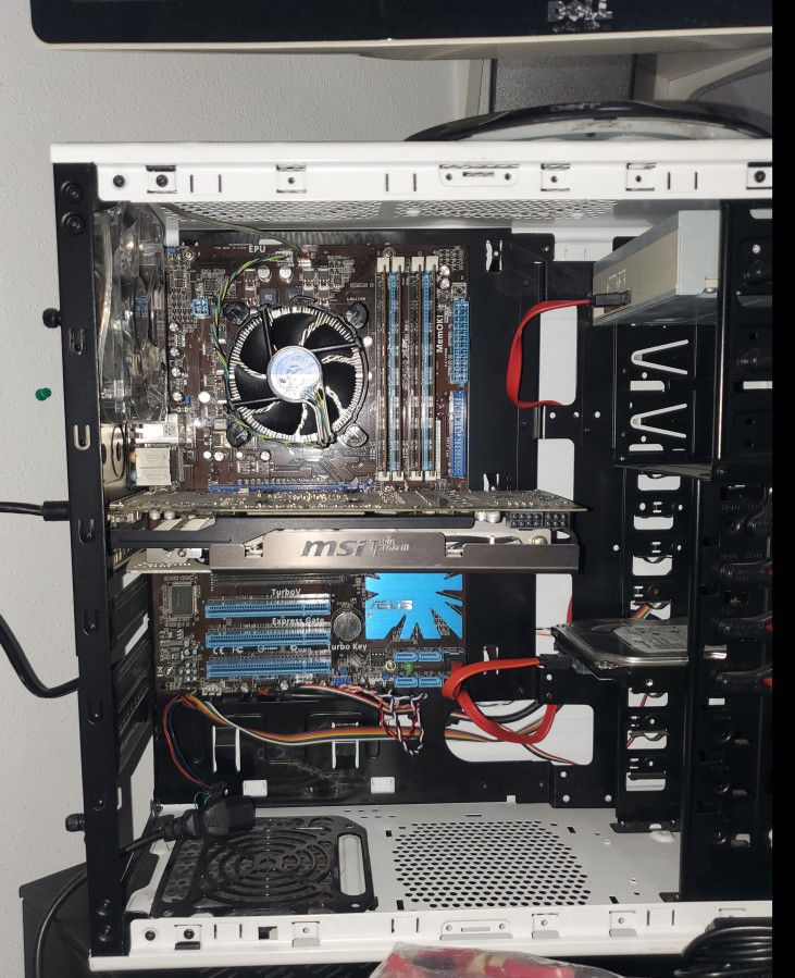 Entry Level ATX PC Tower with Monitor