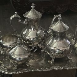 Vintage Silver Tea Set 