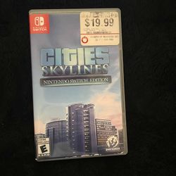 Nintendo Switch Cities: Skylines — $10 (Used, Great Condition)