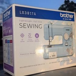 NEW, UNOPENED! Brother RLX3817A 17-Stitch Sewing Machine in Blue