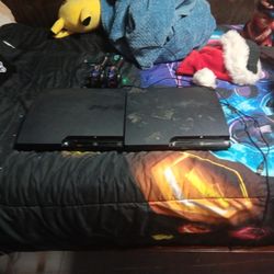 2 Ps3s Parts Only Comes With 2 Controllers No Power Cables