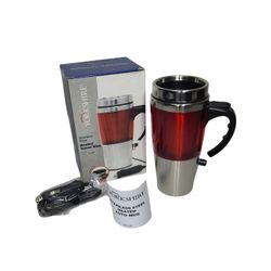 Yorkshire Heated Travel Mug Steinless Steel w/12V DC adapter 13 Oz Insulated 