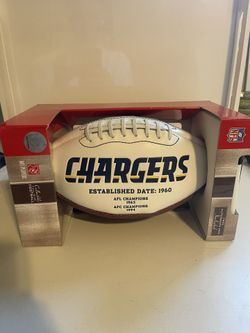 NFL Chargers Collectible Football In Box