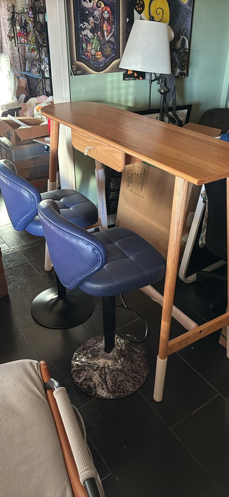 Barstools And Table