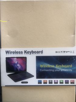 New Wireless Keyboard Cm-01 For iPad 10.2/Hablo Español 