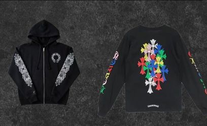 2 chrome hoodies 1:1