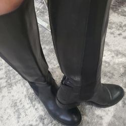 FRANCO SARTO LEATHER BOOTS