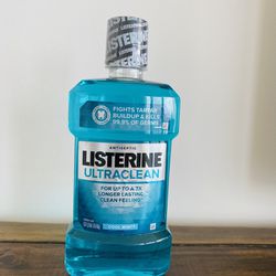 Listerine Ultraclean. Kills 99.9% of germs that cause bad breath, plaque & gingivitis. Cool Mint. 1 Litre. Check price at your pharmacy, you will see,