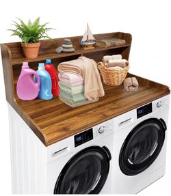 WASHER AND DRYER SHELF ORGANIZATION