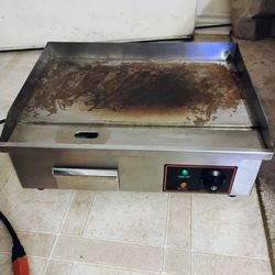 Stainless Electric Griddle - Works Great 