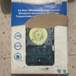 A 24-hour mechanical time switch