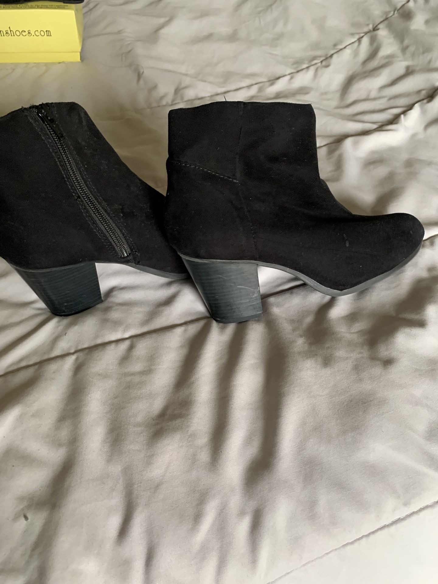 Black Suede Boot