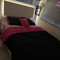 bed frame with led lights