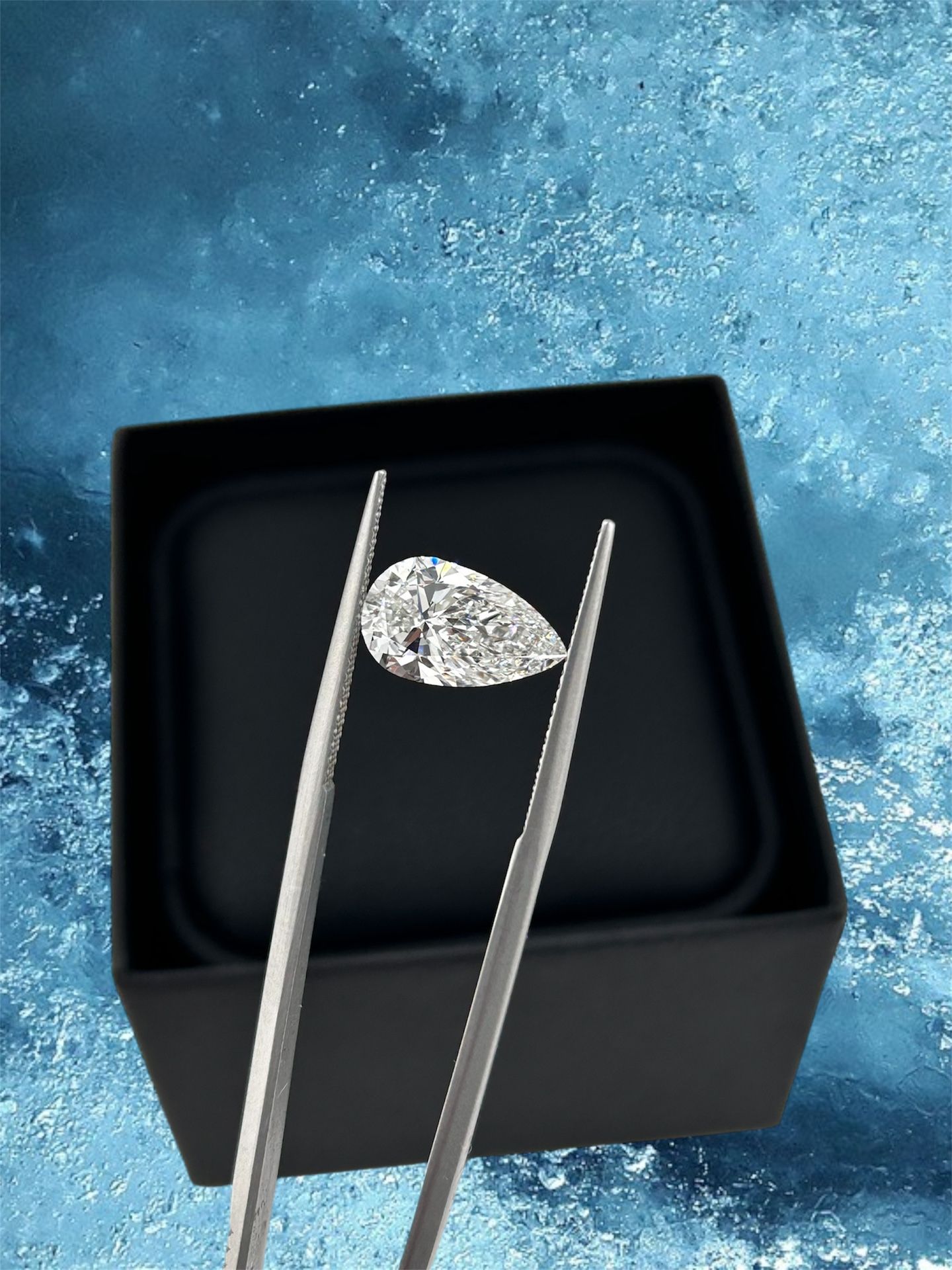 Certified Pear Shape Diamond For Jewelry
