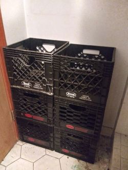 6 Hood Milk Crates