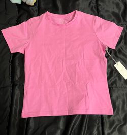 Pink cotton baby tee