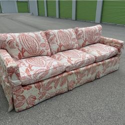 Edward Ferrell & Manuel Canovas Cream Coral Pali Print Sofa