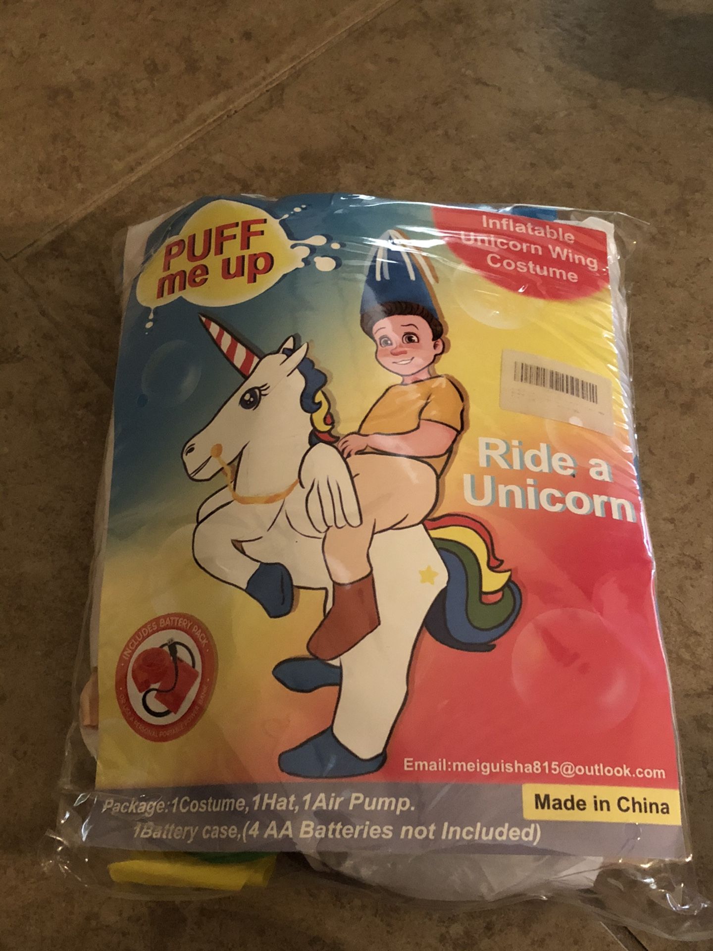 Inflatable Unicorn Costume