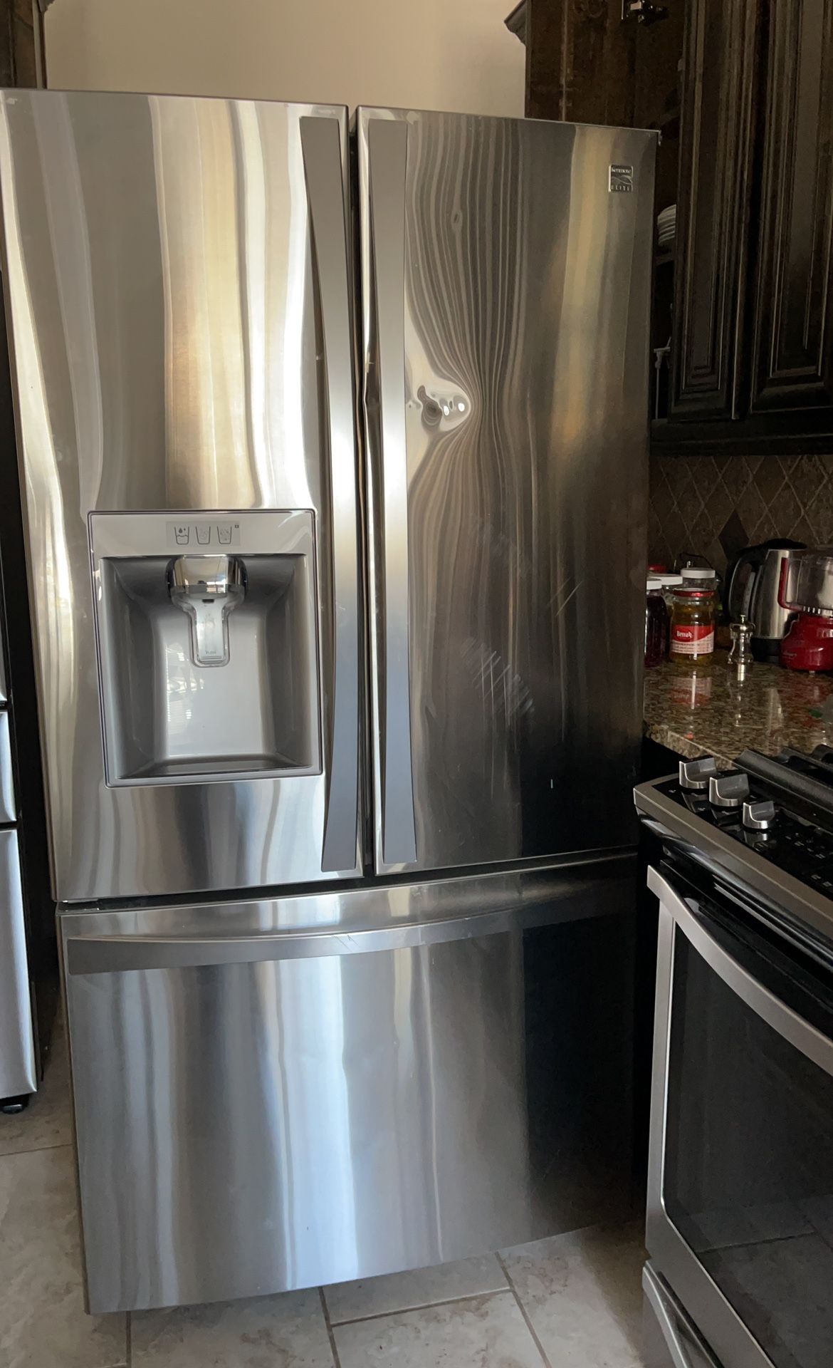 Kenmore Elite 74023 29.8 cu. ft. French Door Bottom-Freezer Refrigerator - Stainless Steel