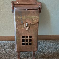 Antique Copper Mailbox