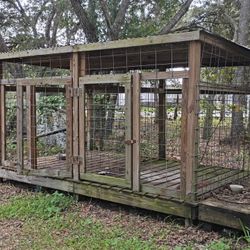 Wooden Dog Pens