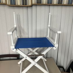 Directors Directors Folding Chair Frame Only Seat Cover Only!  Pre owned in good condition with minor cosmetic blemishes. These blemishes are in the f