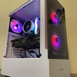 Beautiful White Gaming Pc