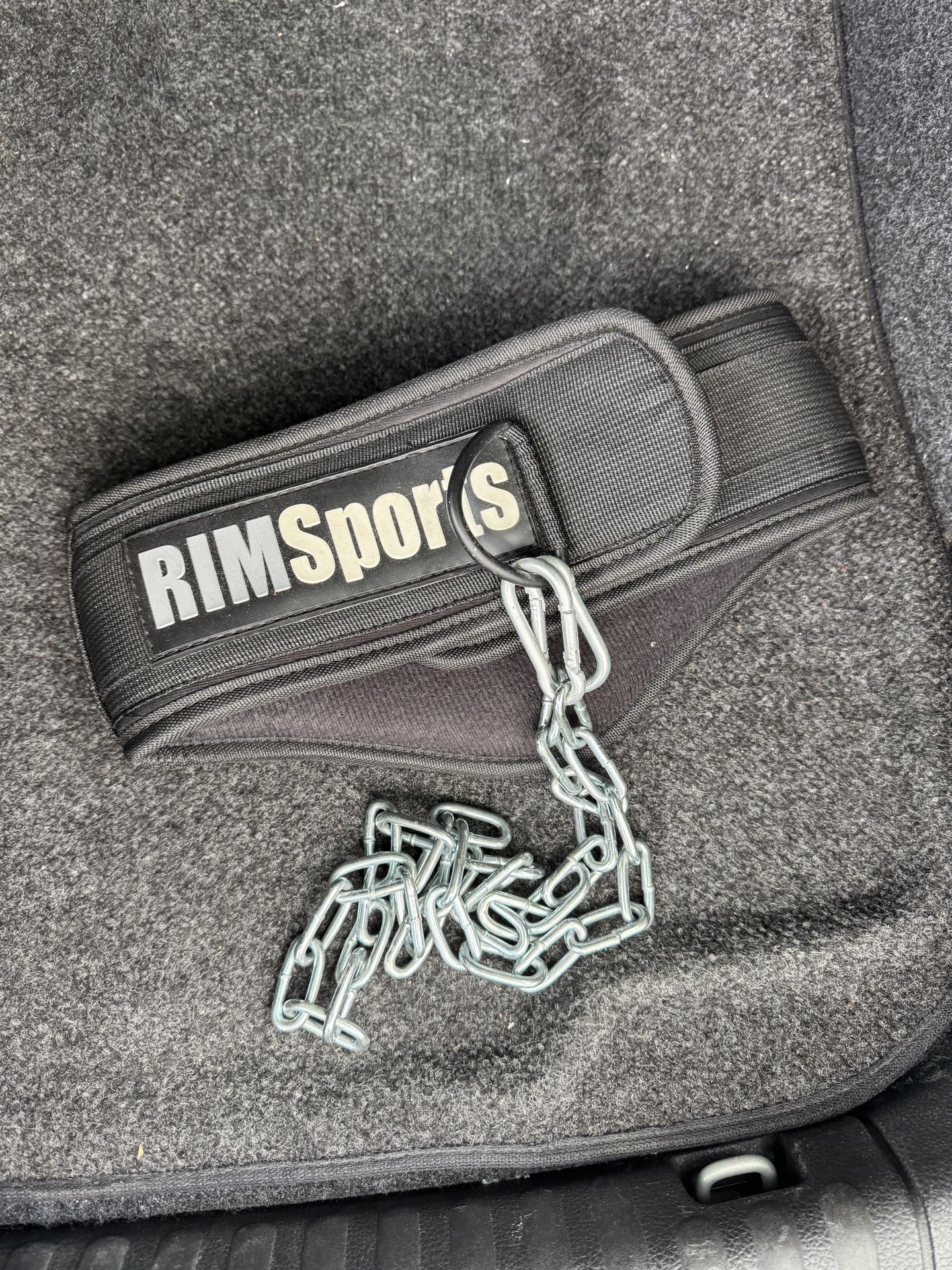RIMSports Weighted Dip Belt - Pull Up Belt With Chain - For Women & Men