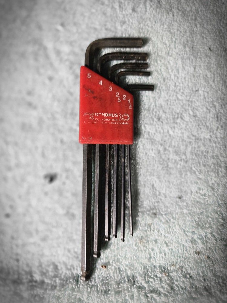 VINTAGE Ball End HEX WRENCHES