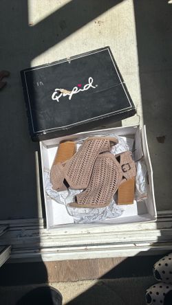 Qupid suede heels