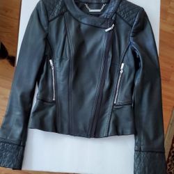 $399 Value Women White House Black Real Leather Jacket