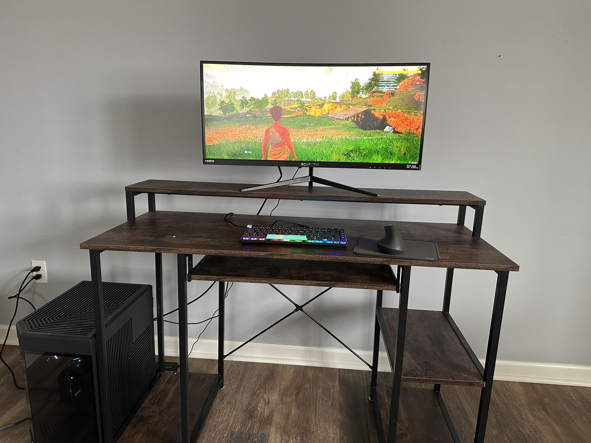 Gaming PC + 31” Curved Ultrawide Monitor