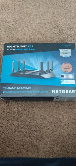 NightHawk X6S AC3600 Tri Band Wi-Fi Router