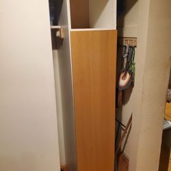 Tall Narrow Cabinet with Pullout Shelves 