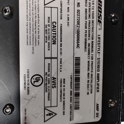 3 X Boose Stereo Amplifier 