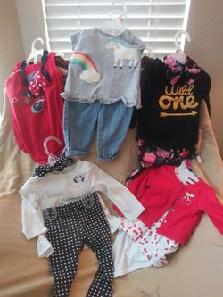 Baby girl clothes 12 pieces