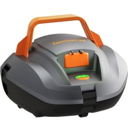 Planet Edge Pool Vacuum for Above Ground Pool, 120-Min Runtime, Powerful Dual-Motor, Adjustable Cleaning Path, Cordless Robotic Pool Cleaner for Flat 