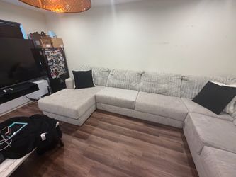Large Sectional Sofa with Chaise $500 OBO